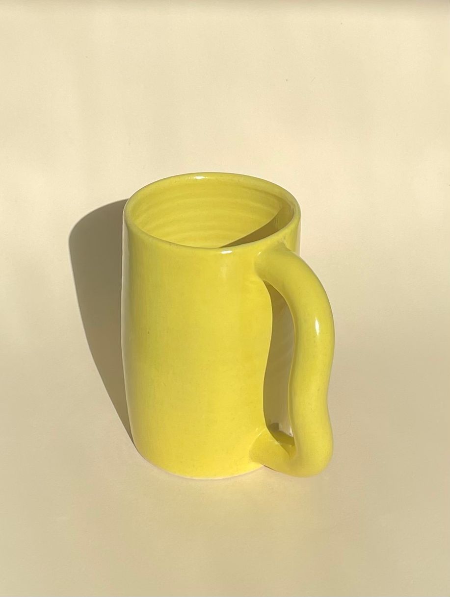 Bright Yellow Twist mug (Made to Order) product photo