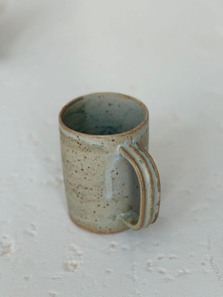 Green matte mug product photo